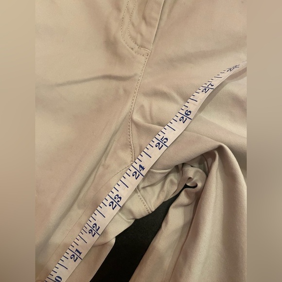 J. Jill Stretch Pants Capri Cropped Tan Khaki Size 8 - Picture 7 of 7
